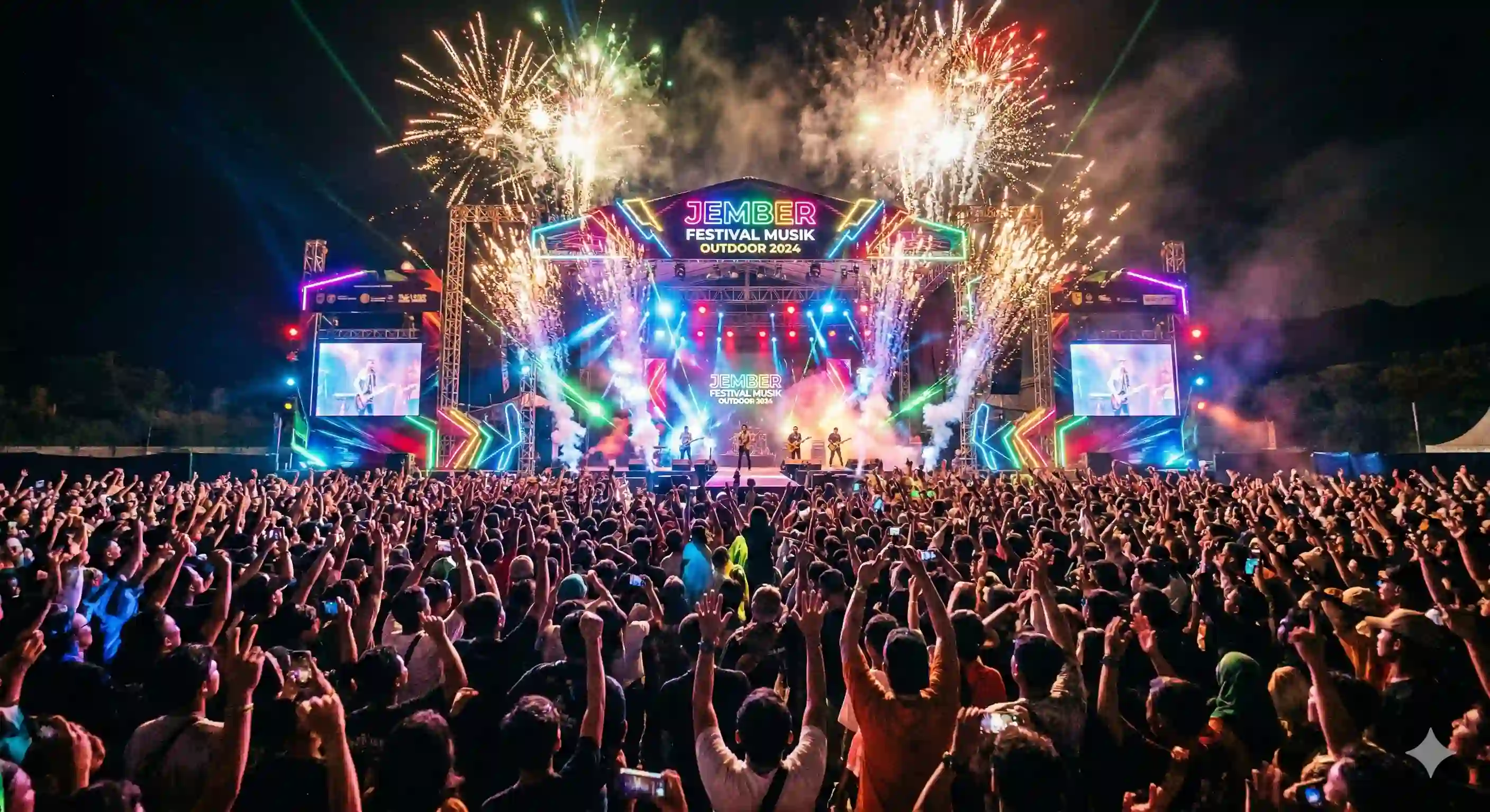 Konser Dhoho Indie Fest